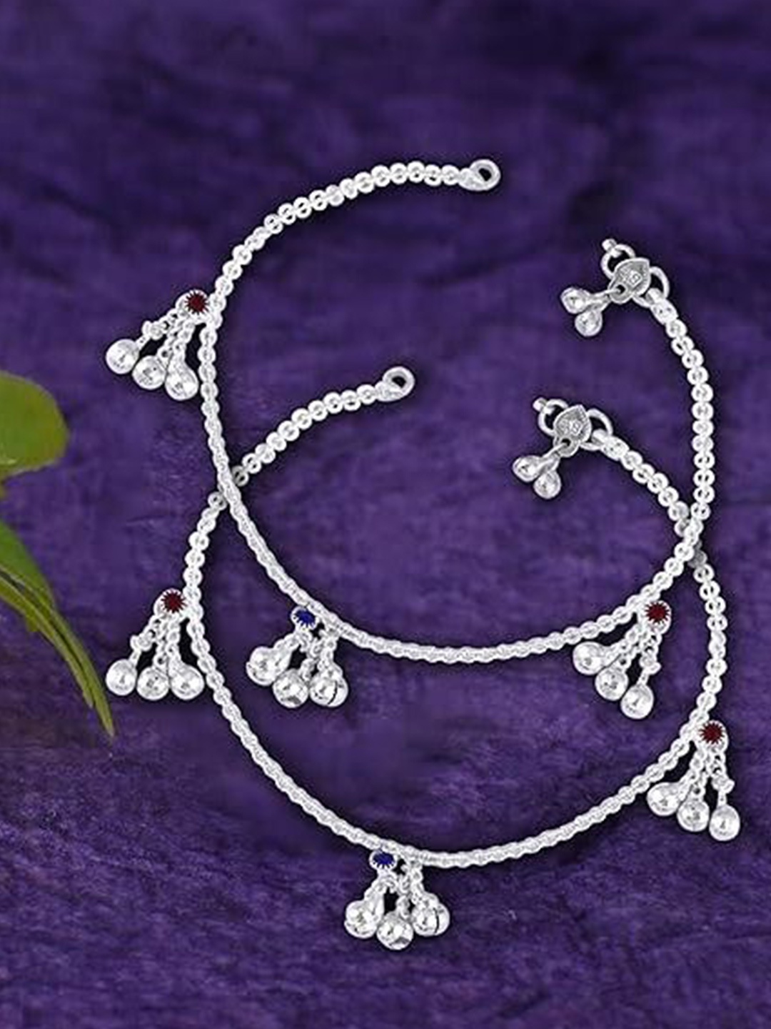 

Lila Silver-Plated Anklet