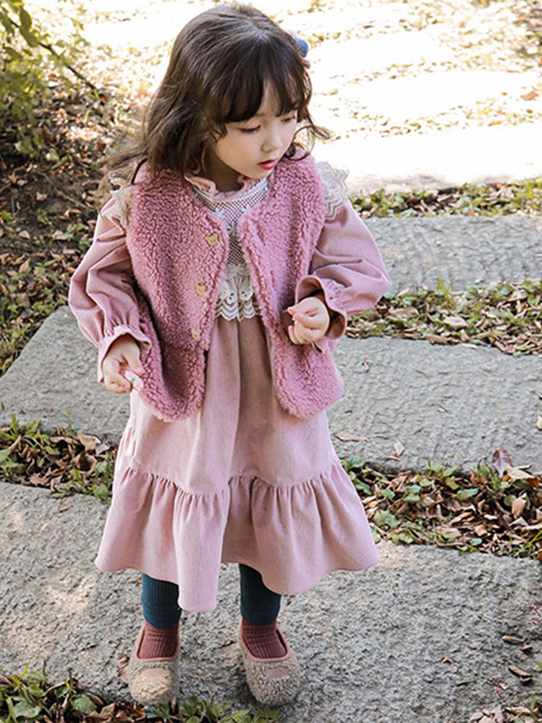 

LULU & SKY Girls Cardigan, Pink