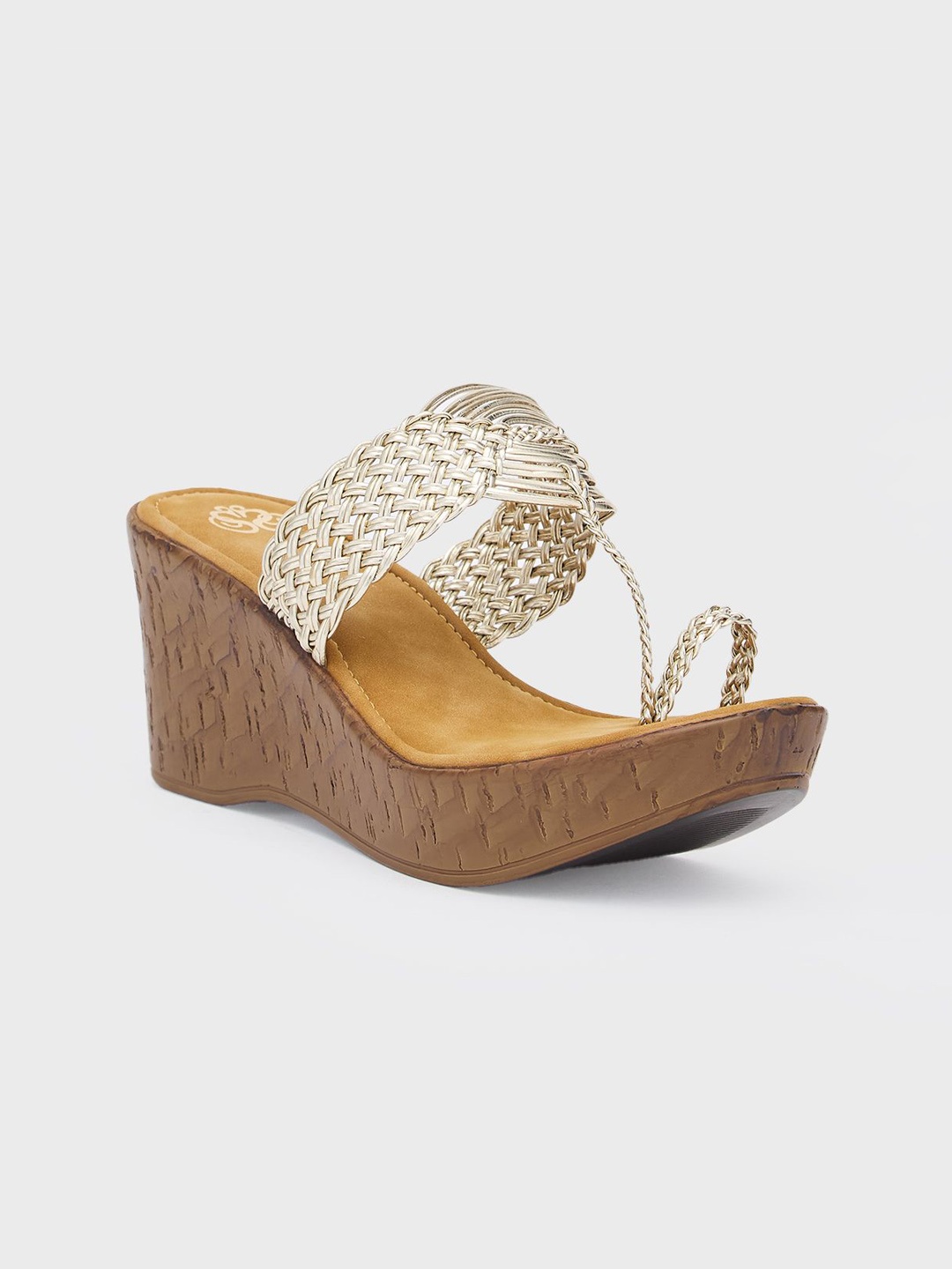 

Sole To Soul Ethnic Wedge Sandals, Gold