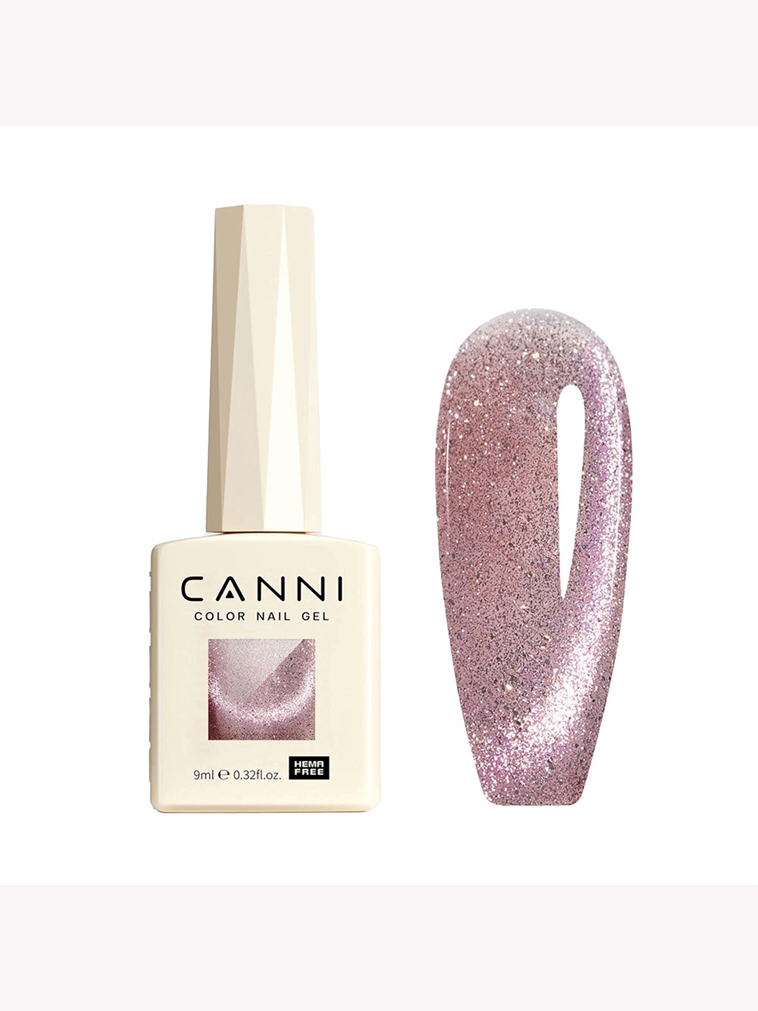 

CANNI Hema Free Gel Nail Polish - 9 ml - Shade 8014, Purple