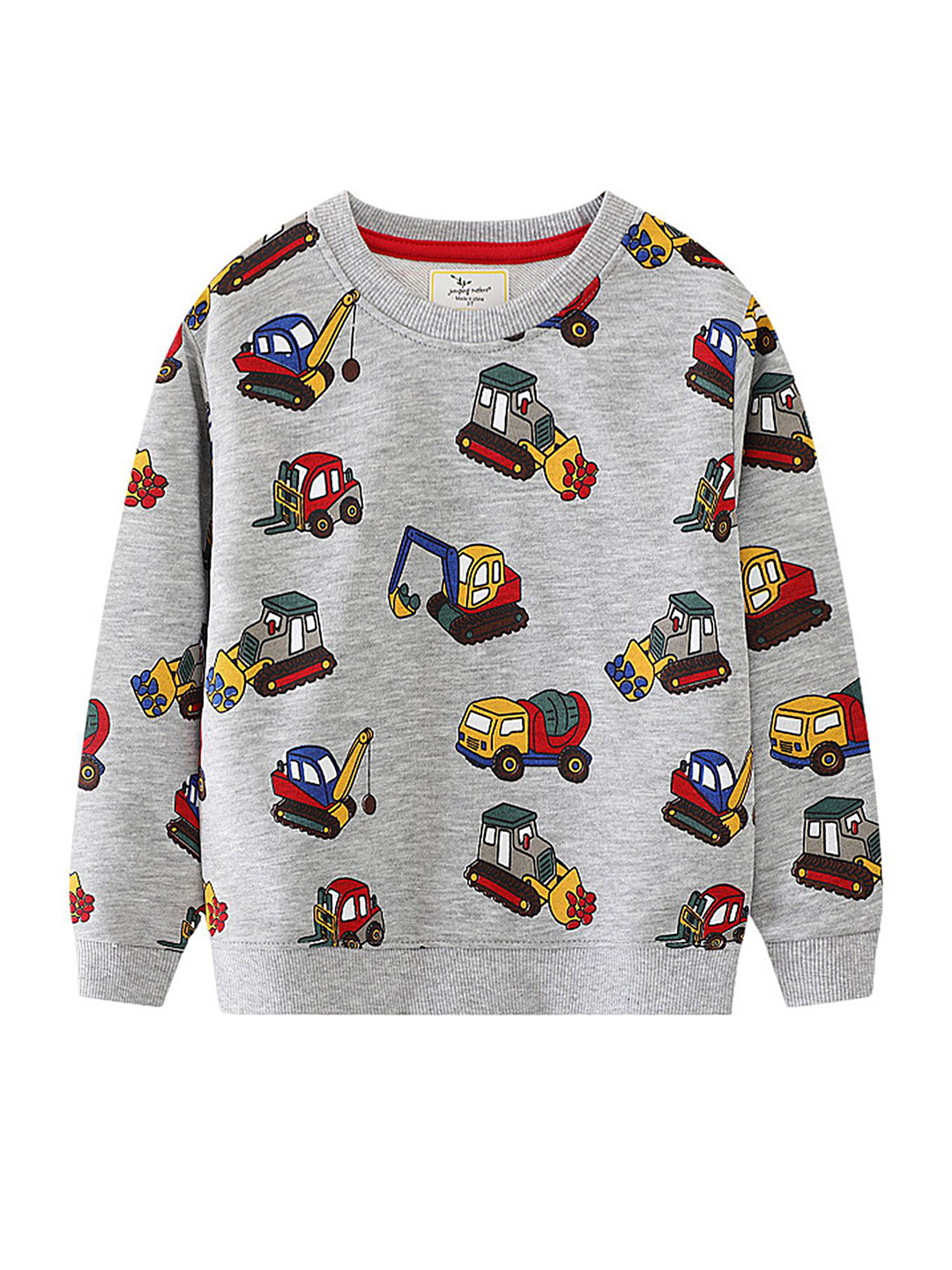 

LULU & SKY Unisex Kids Printed Sweatshirt, Grey