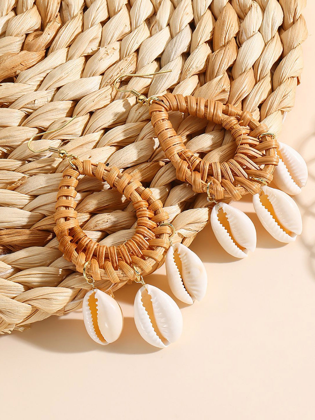 

StyleCast x Revolte Oval Drop Earrings, Brown