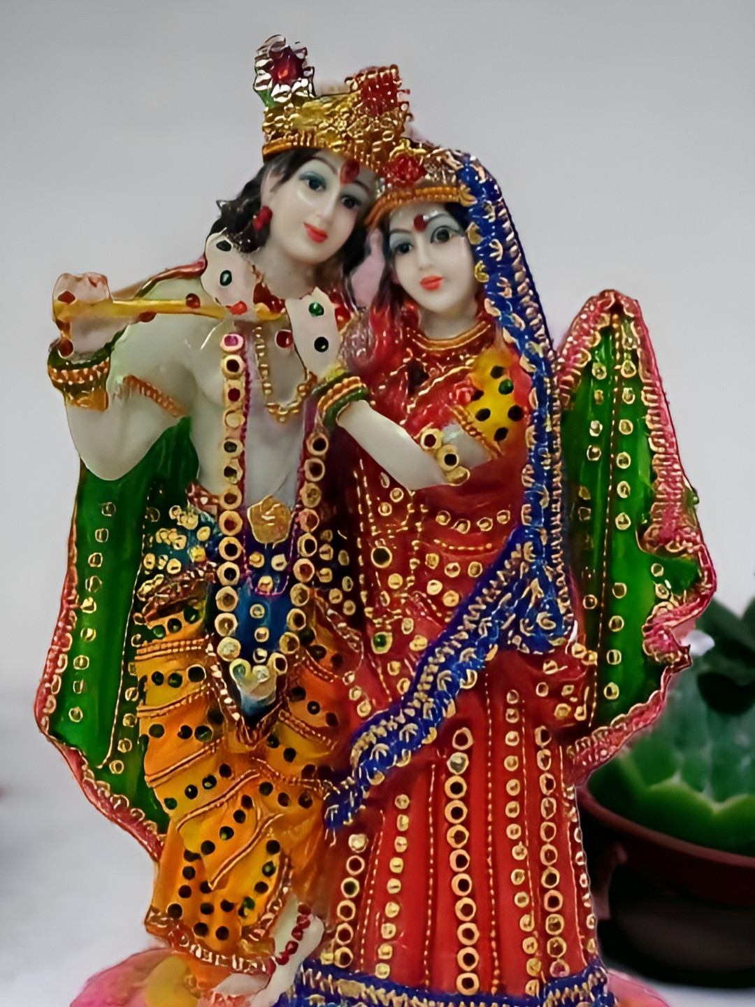 

Vrinban International Green Religious Figurine Showpiece
