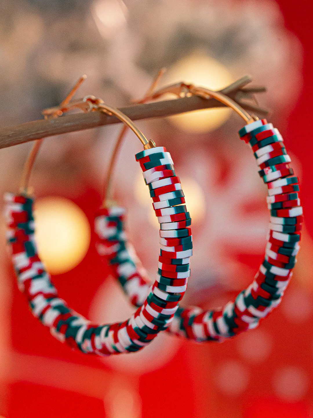 

StyleCast x Revolte Circular Half Hoop Earrings, Multi