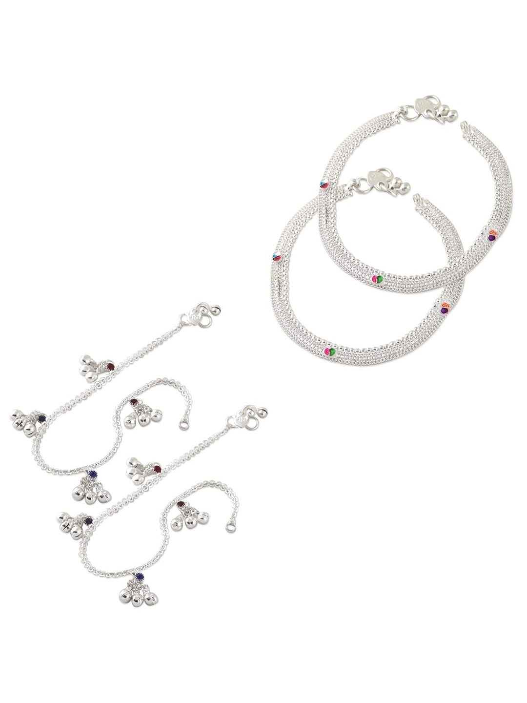 

Lila Silver-Plated Anklet