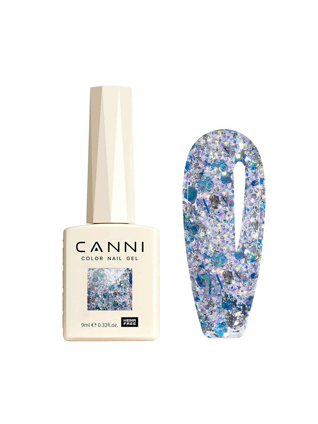 

CANNI Hema Free Gel Nail Polish - 9 ml - Shade - 8083, Blue