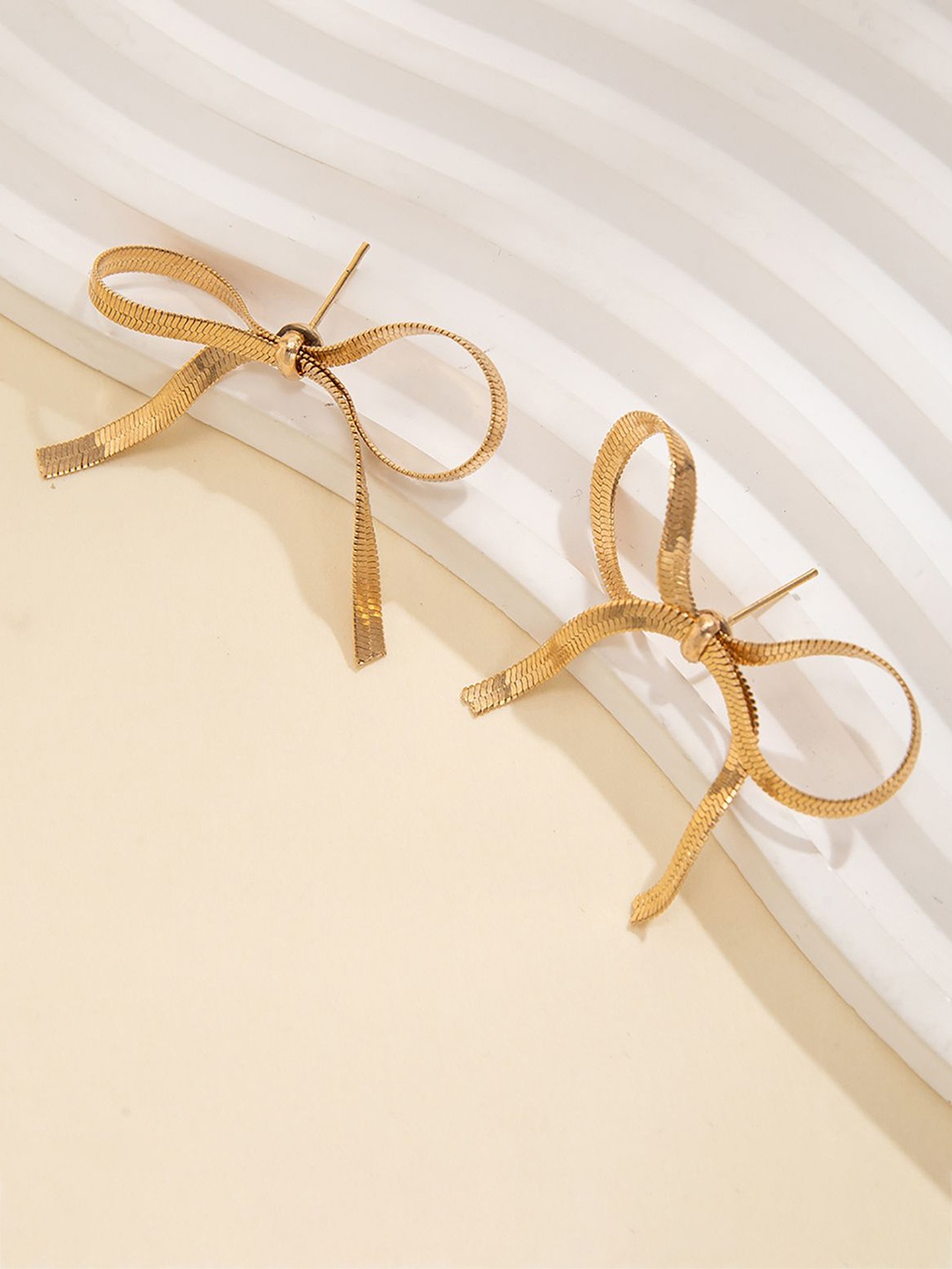 

StyleCast x Revolte Classic Studs Earrings, Gold
