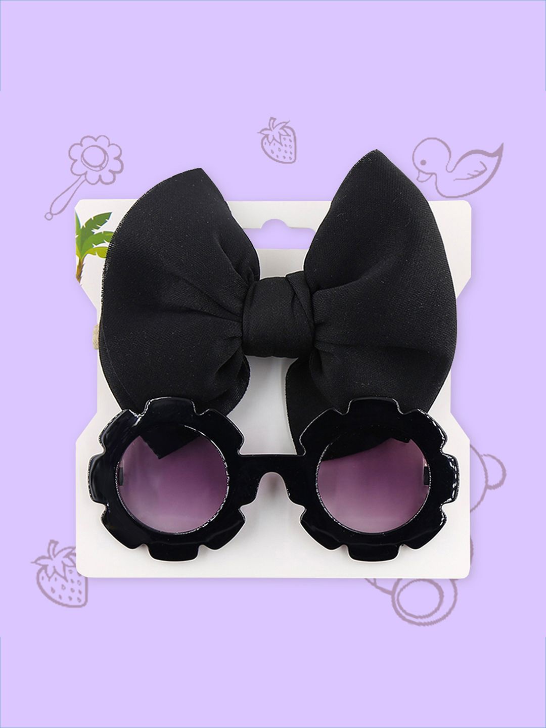 

Polka Tots Girls Round Sunglasses, Black