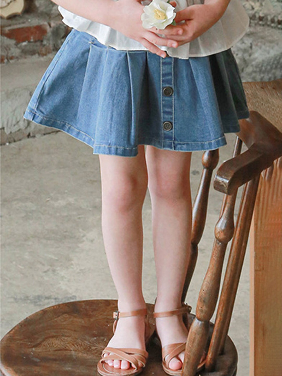 

LULU & SKY Girls Shorts, Blue