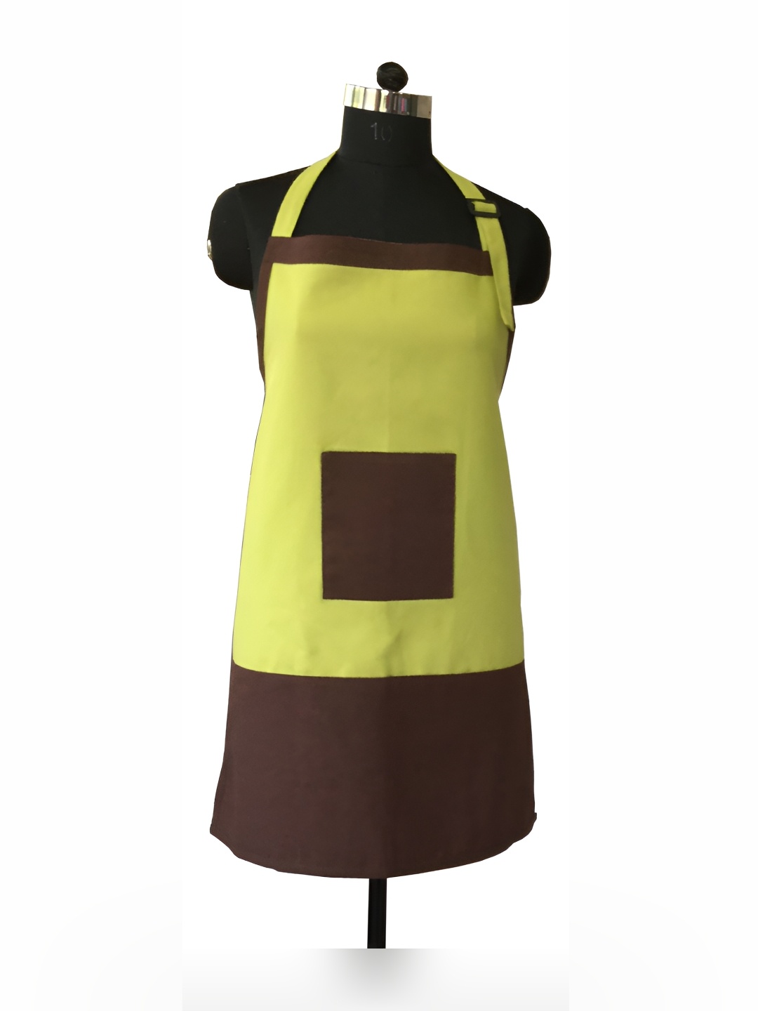 

Lushomes Green & Brown Cotton Kitchen Apron