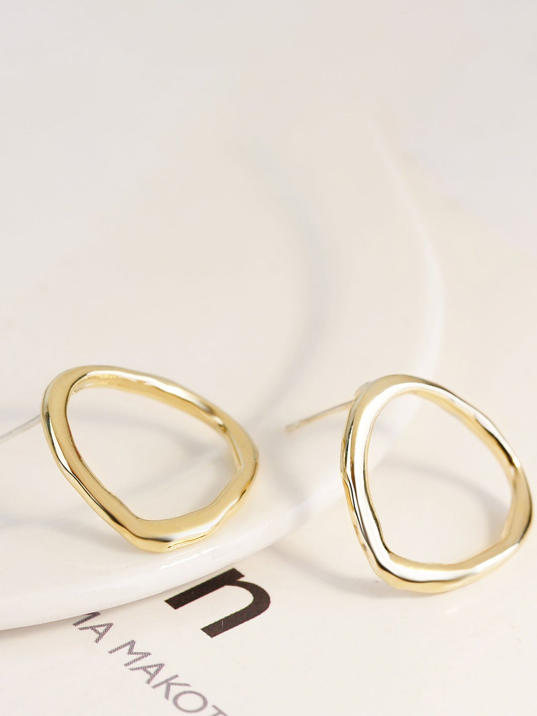 

StyleCast x Revolte Classic Drop Earrings, White