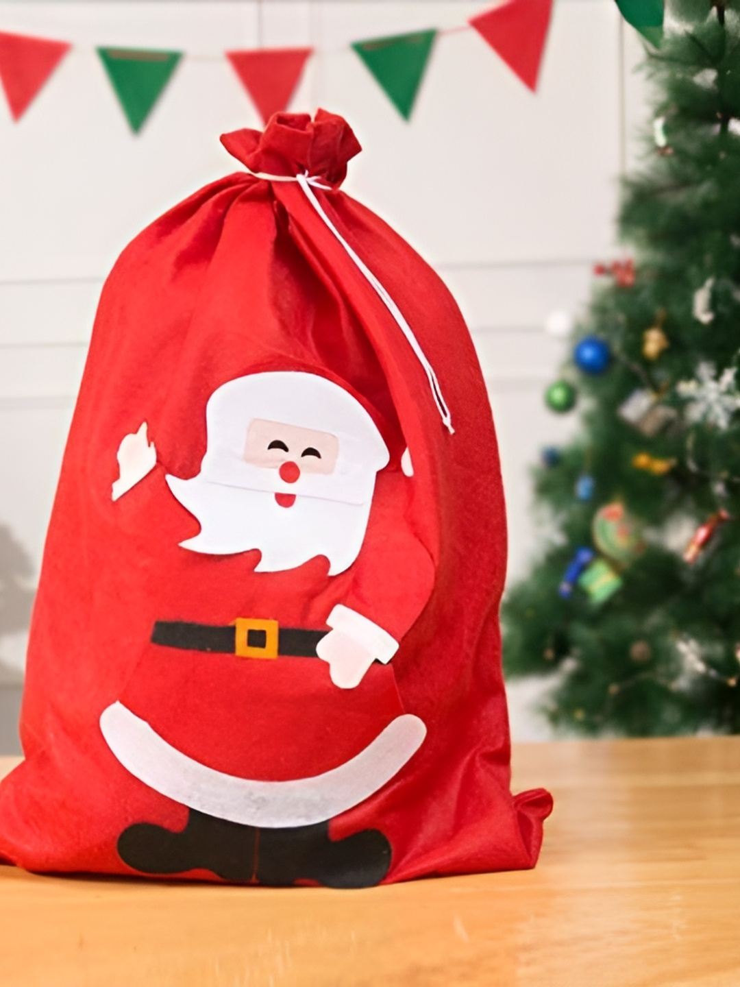 

Ascension Santa Claus Sack Stocking Christmas Santa Bag, Red