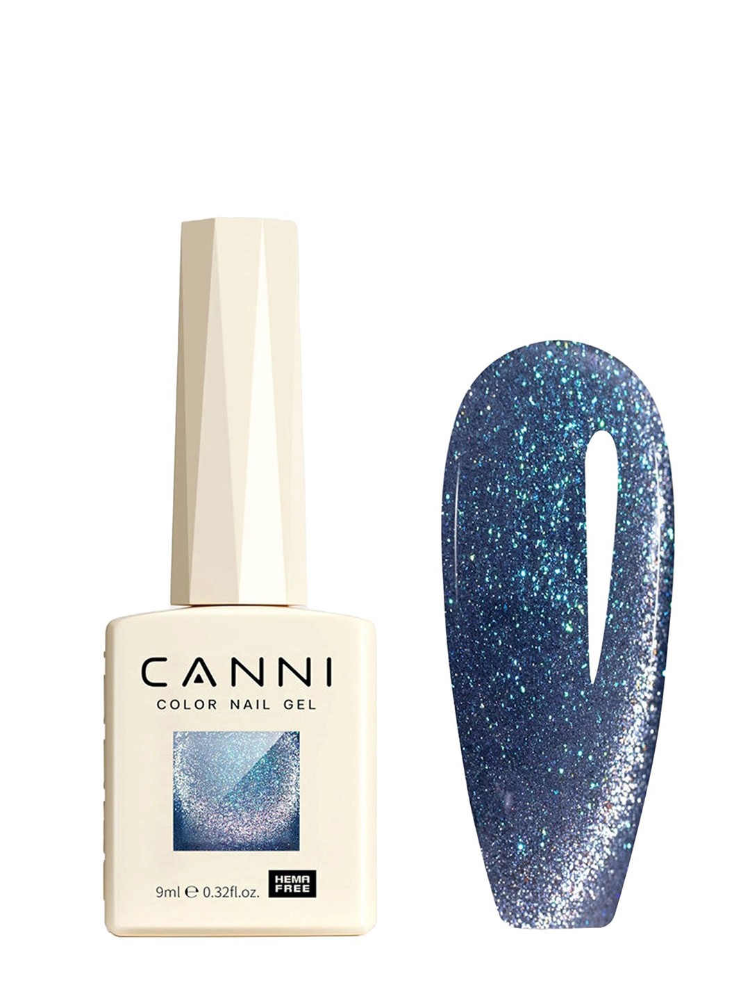 

CANNI Hema Free Gel Nail Polish - 9 ml - Shade -8038, Blue