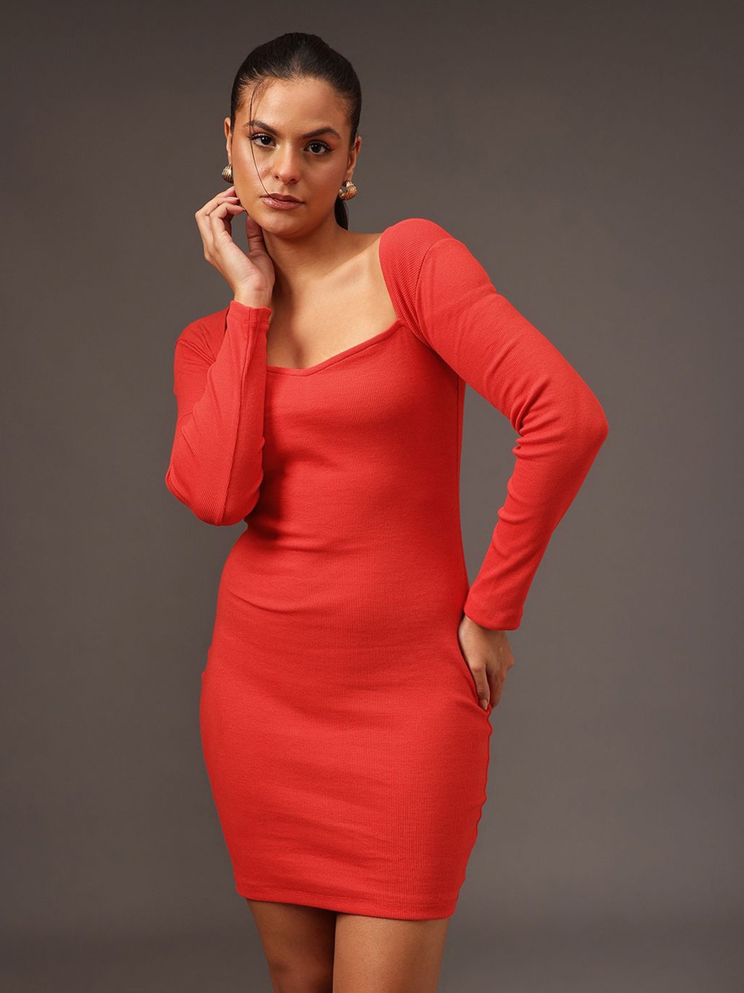 

STREET 9 Bodycon Dress, Red