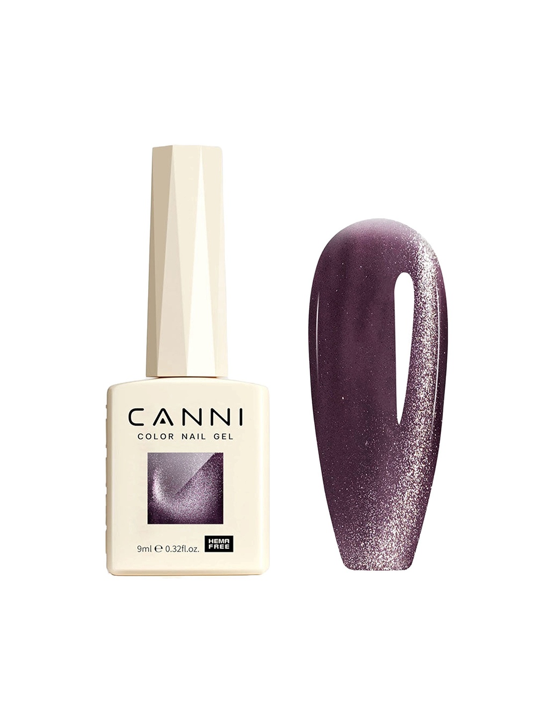

CANNI Hema Free Gel Nail Polish - 9 ml - 8007, Purple