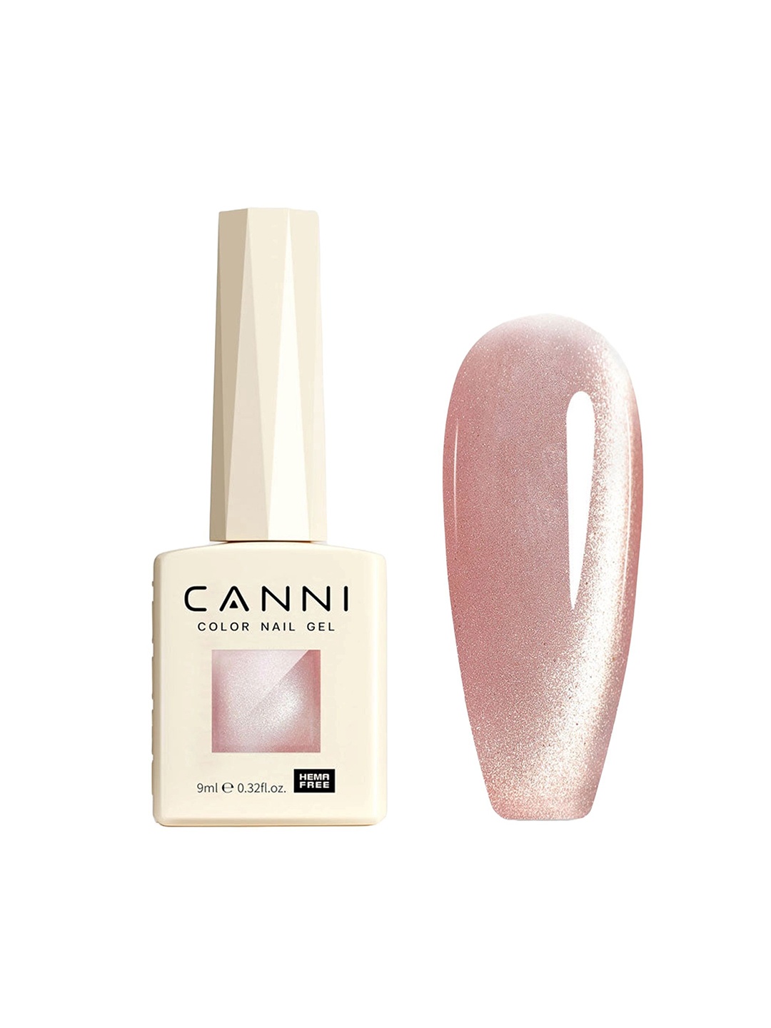 

CANNI Hema Free Shimmer Velvet Collection UV Gel Nail Polish- 9ml - Shade- 8001, Pink