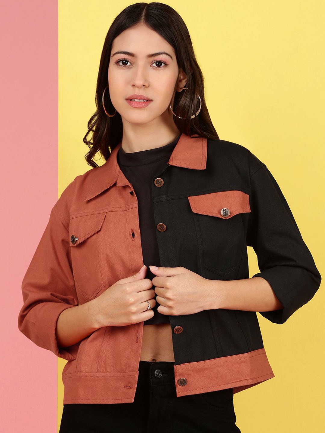 

VOXATI Women Tailored Jacket with Embroidered, Multi