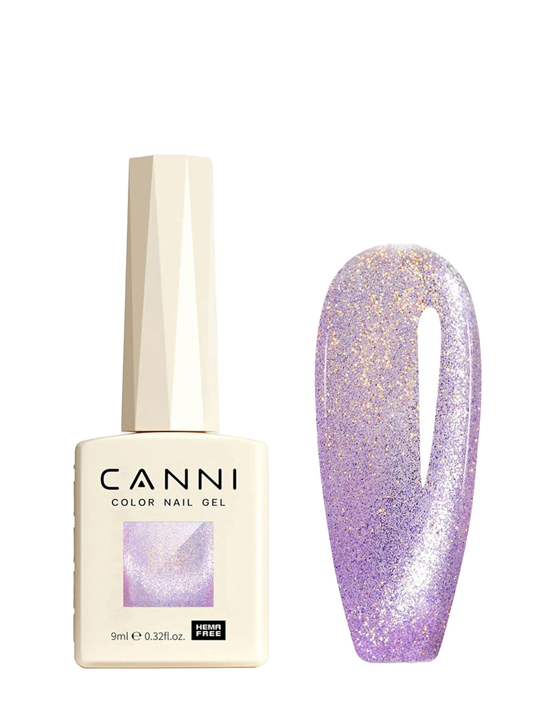 

CANNI Hema Free Gel Nail Polish - 9 ml - 8015, Purple