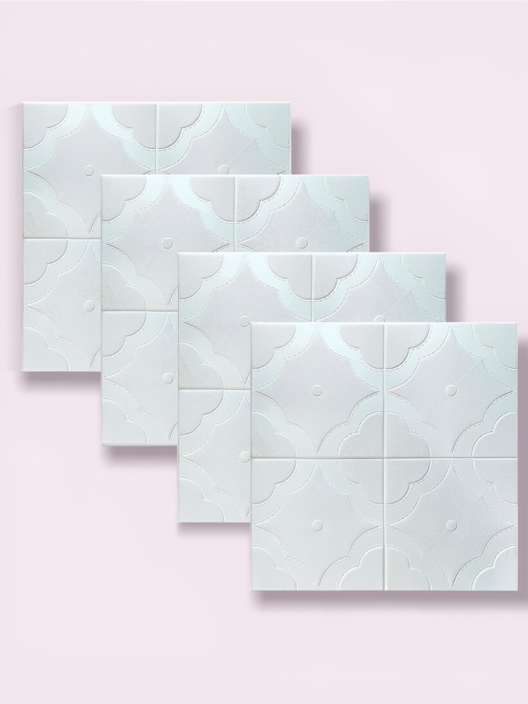 

Lukzer White & Grey Printed 3D Decals and Stickers