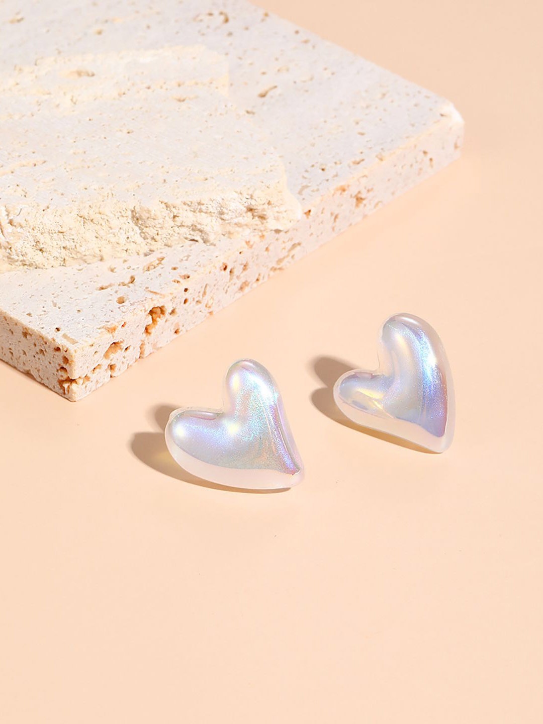 

StyleCast x Revolte Heart Shaped Drop Earrings, Multi