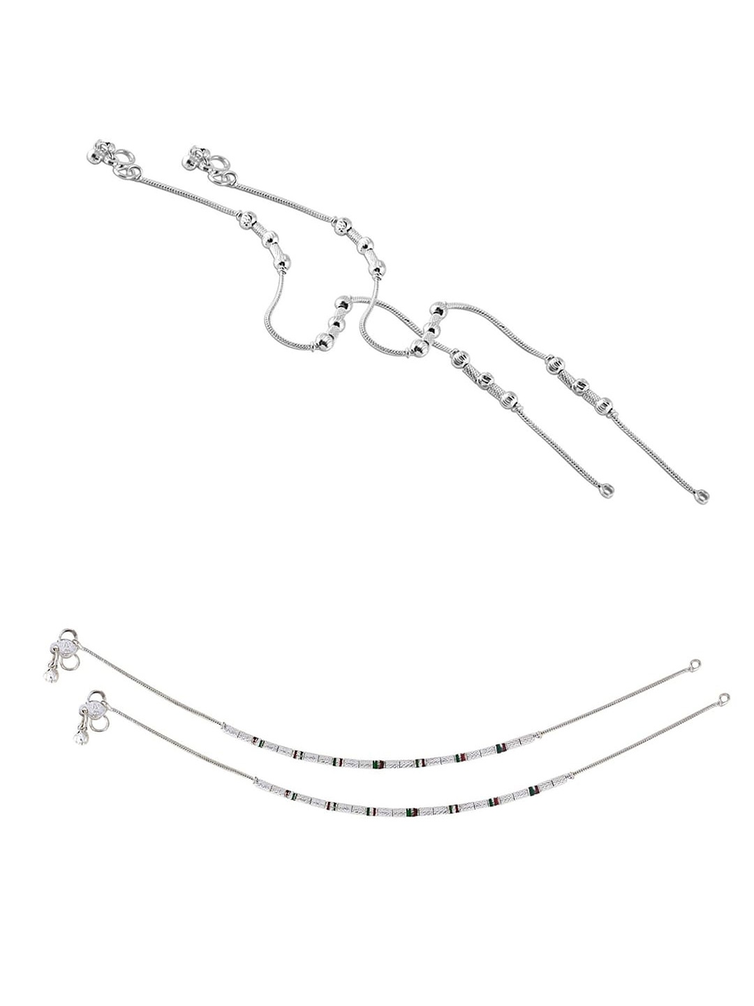 

Lila Silver-Plated Anklet