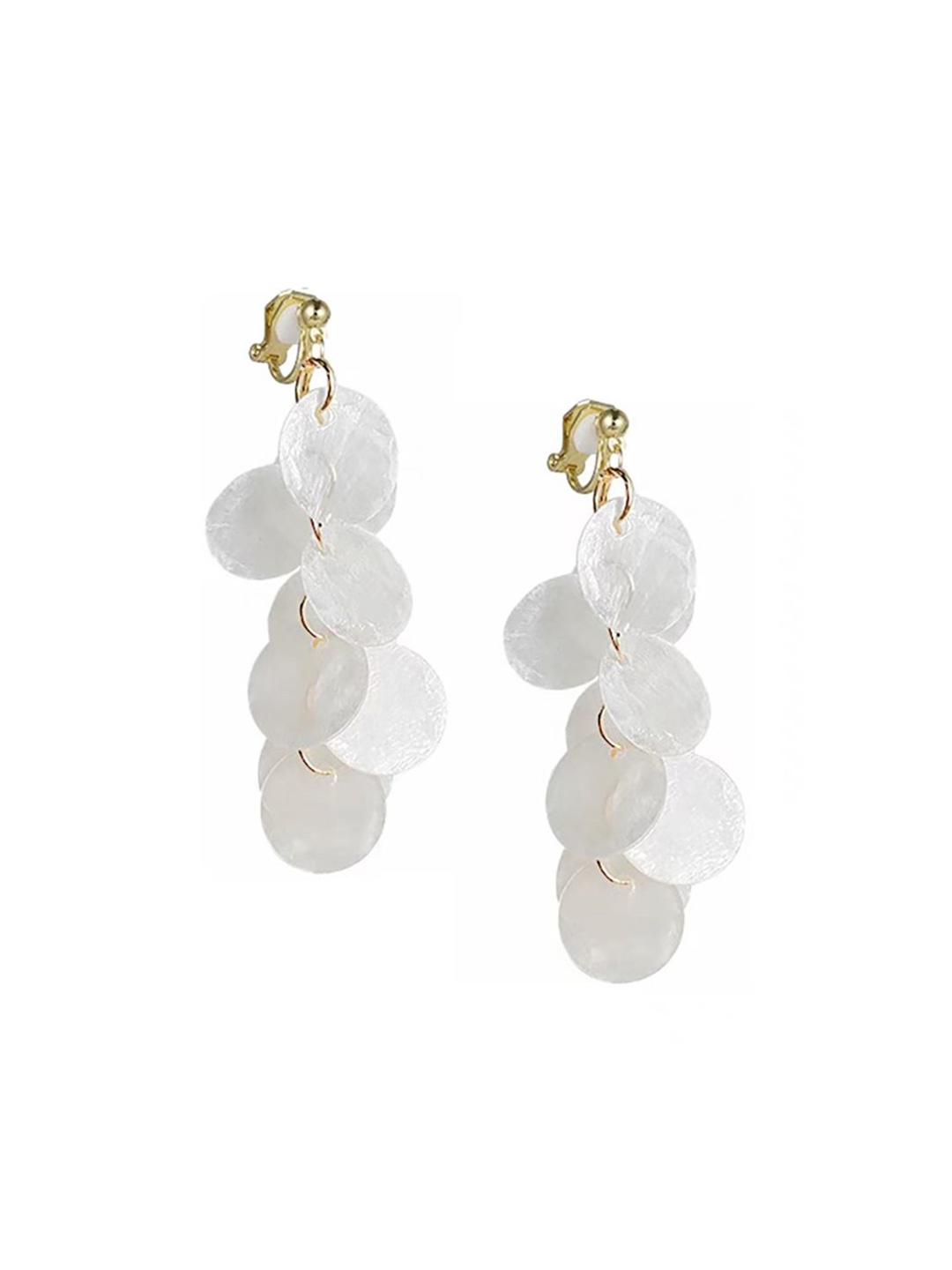 

StyleCast x Revolte Classic Drop Earrings, Off white