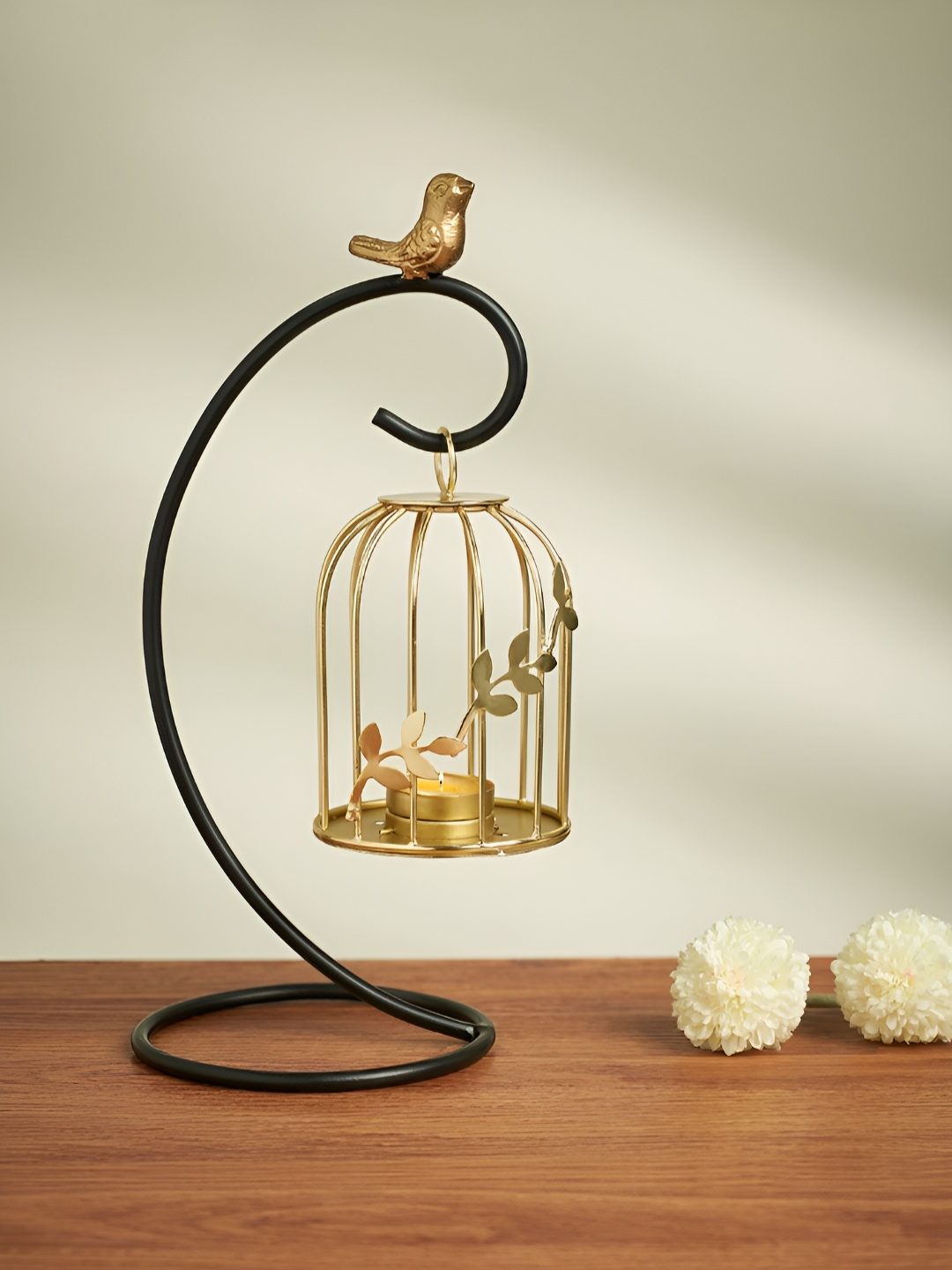 

Living scapes by Pantaloons Gold-Toned Candle Holder