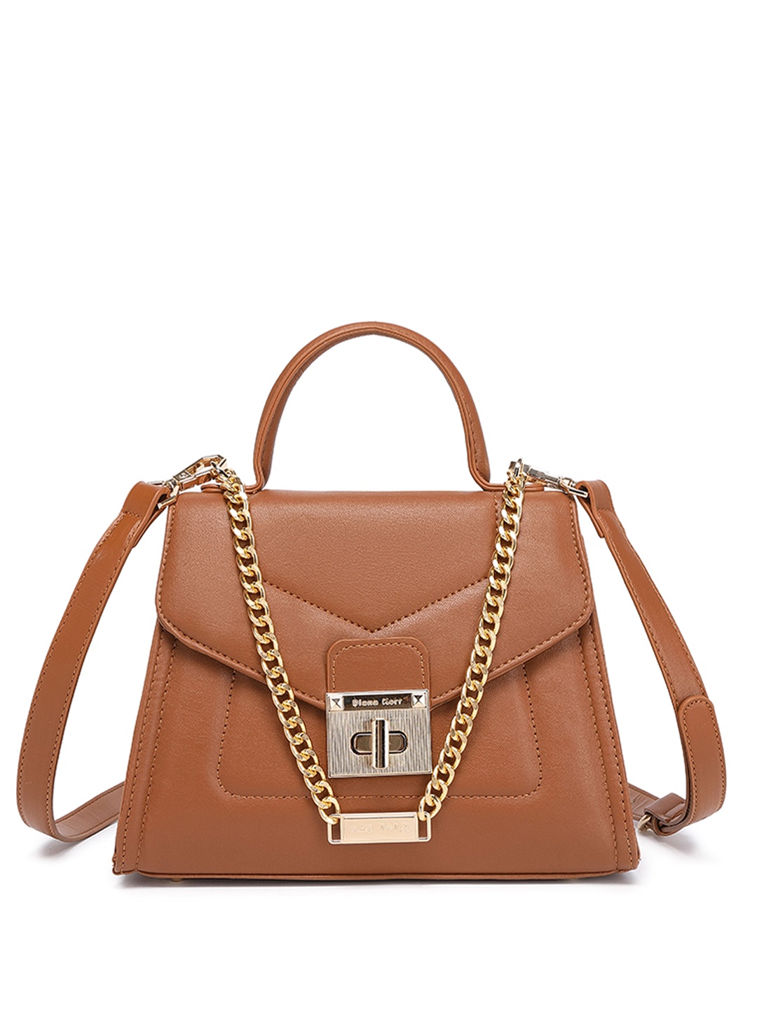 

Diana Korr Structured Shoulder Bag with Quilted, Brown