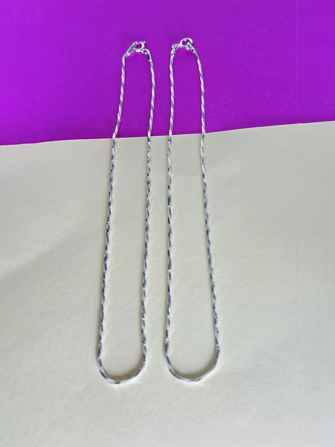 

Arte Jewels Anklet, Silver
