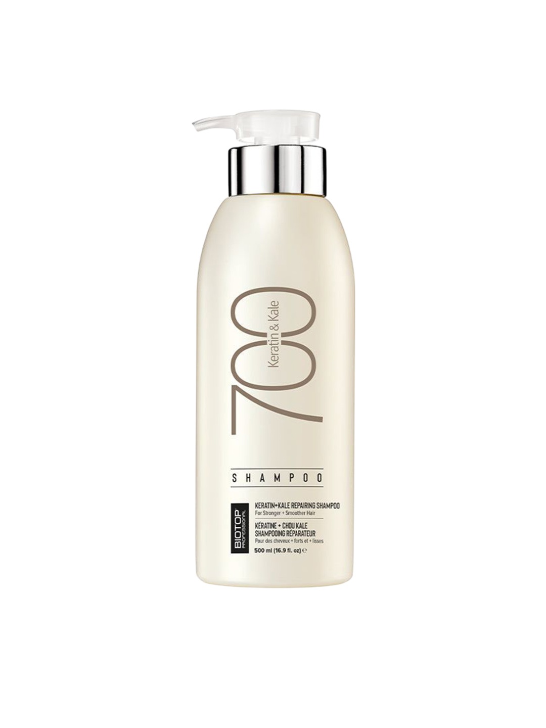 

BIOTOP PROFESSIONAL 700 Keratin & Kale Repairing Shampoo - 500ml, White