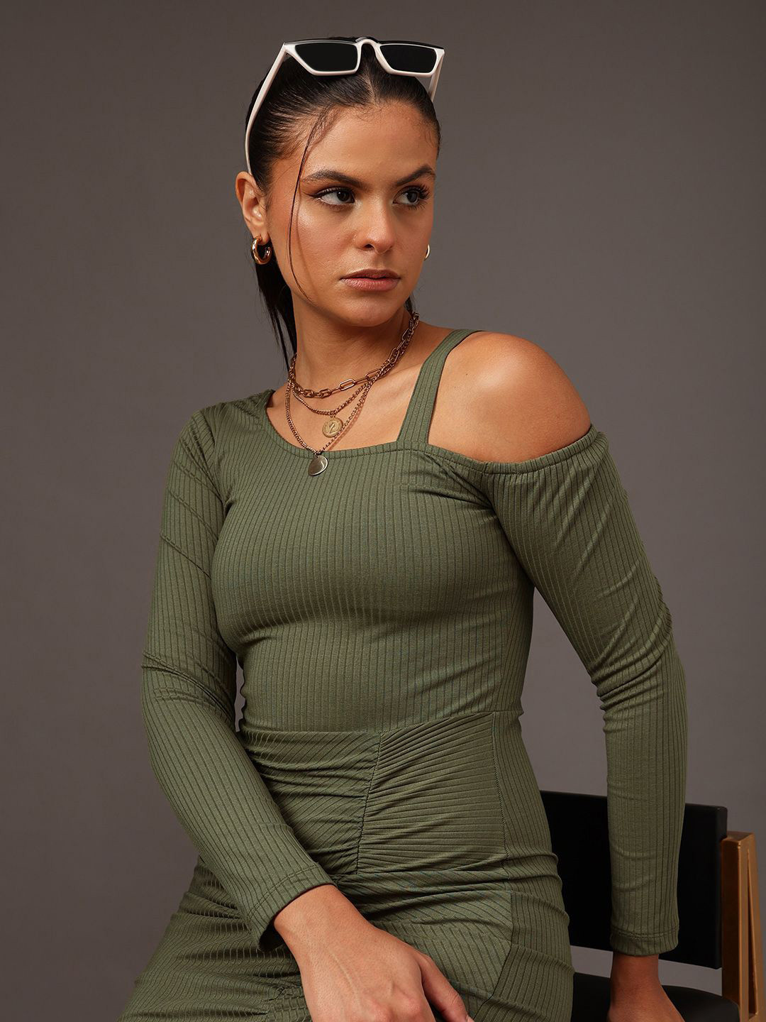 

STREET 9 Sheath Dress, Olive