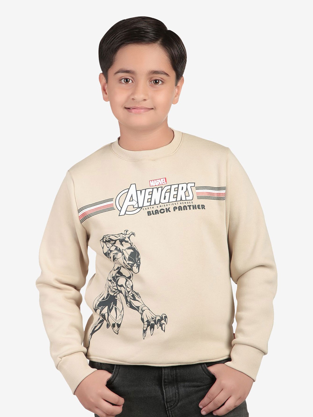 

Bodycare Boys Printed Sweatshirt, Olive