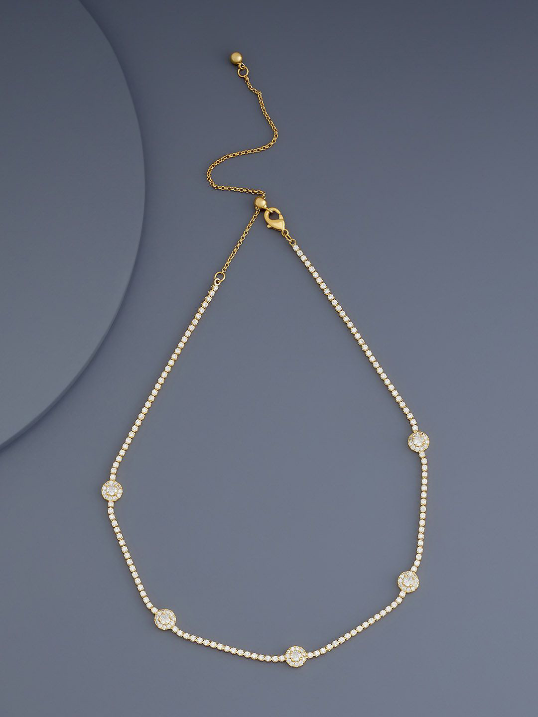 

Kushal's Fashion Jewellery Copper Gold-Plated Necklace