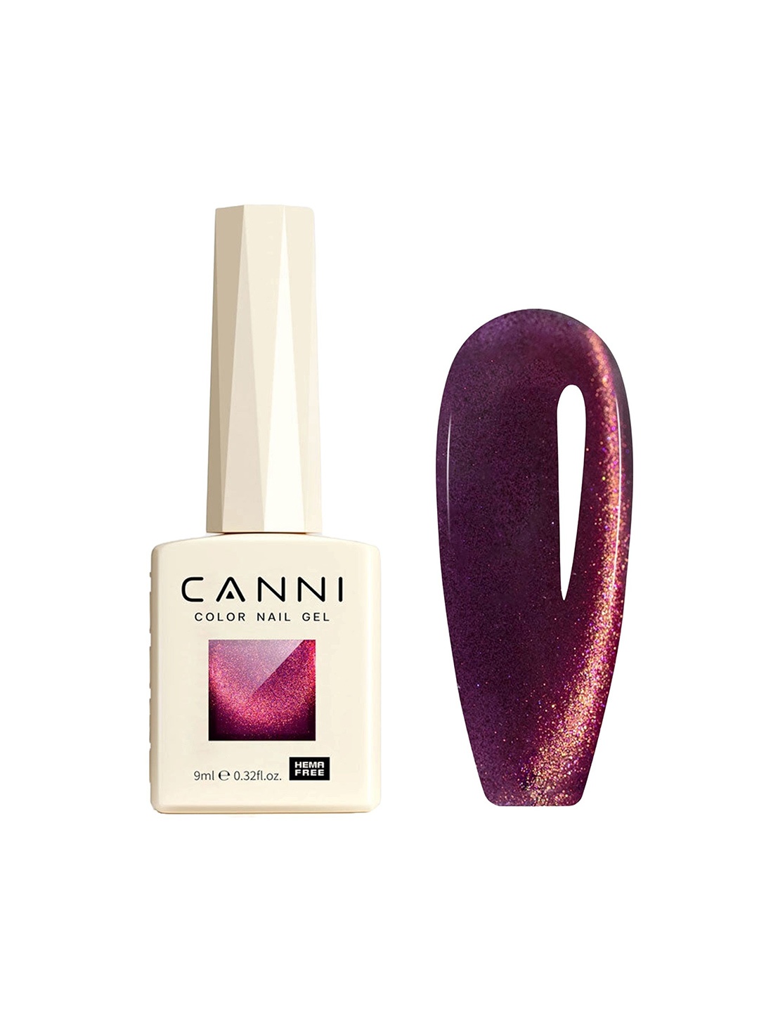 

CANNI Hema Free Gel Nail Polish - 9 ml - Shade - 8047, Brown
