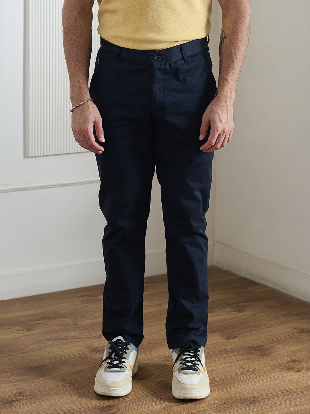 

Beyours Men Trousers, Blue