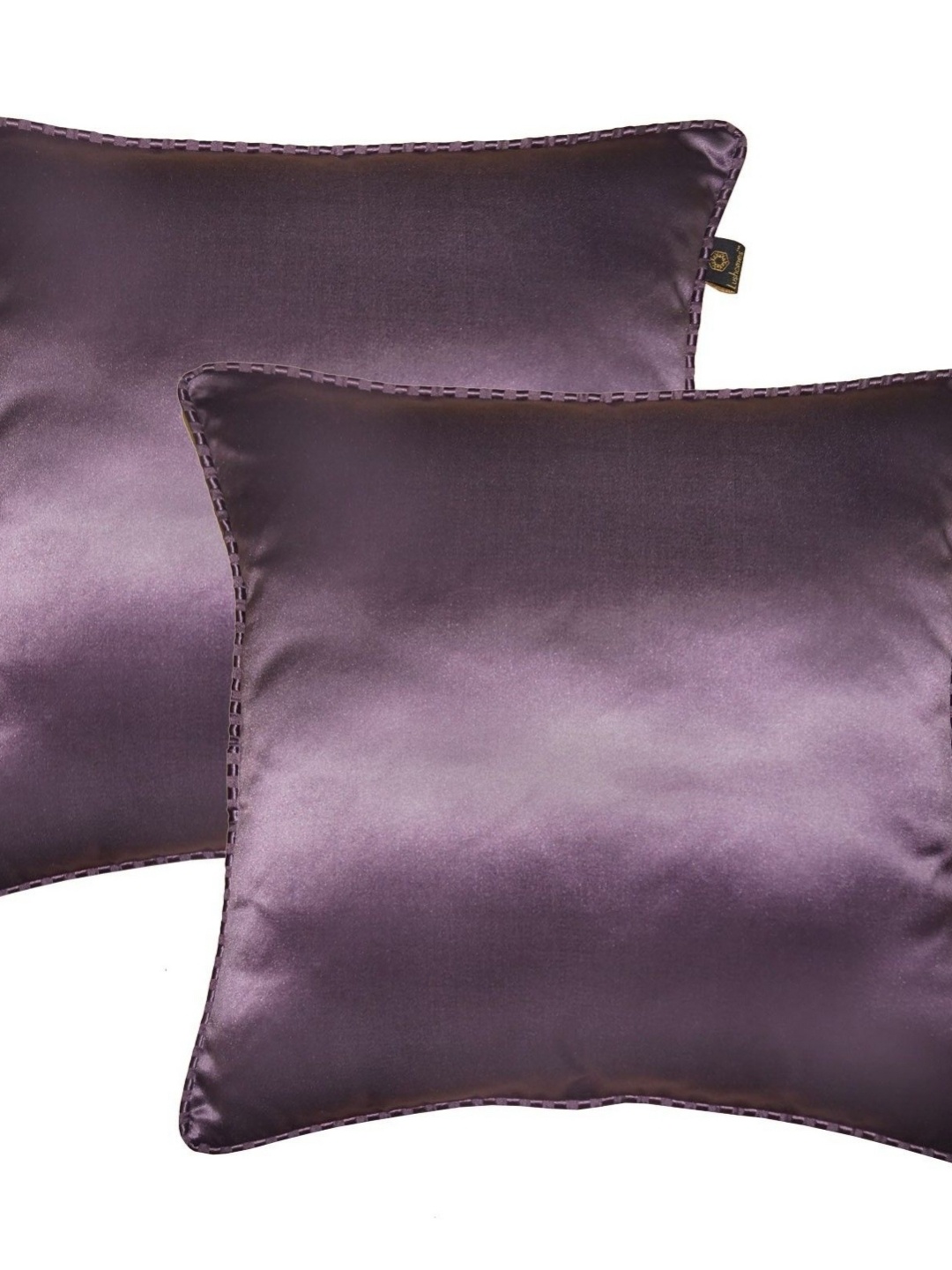 

Lushomes Purple Set of 2 Square Cushion Covers