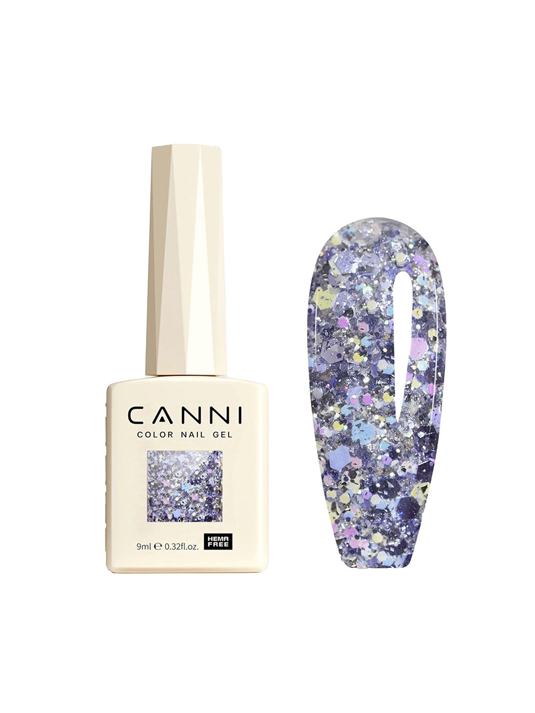 

CANNI Hema Free Gel Nail Polish - 9 ml - Shade - 8081, Purple