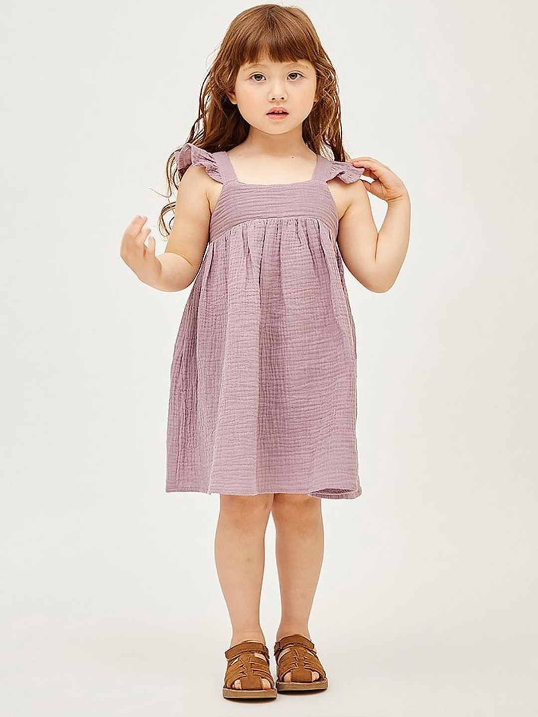 

LULU & SKY Striped A-Line Dress, Pink