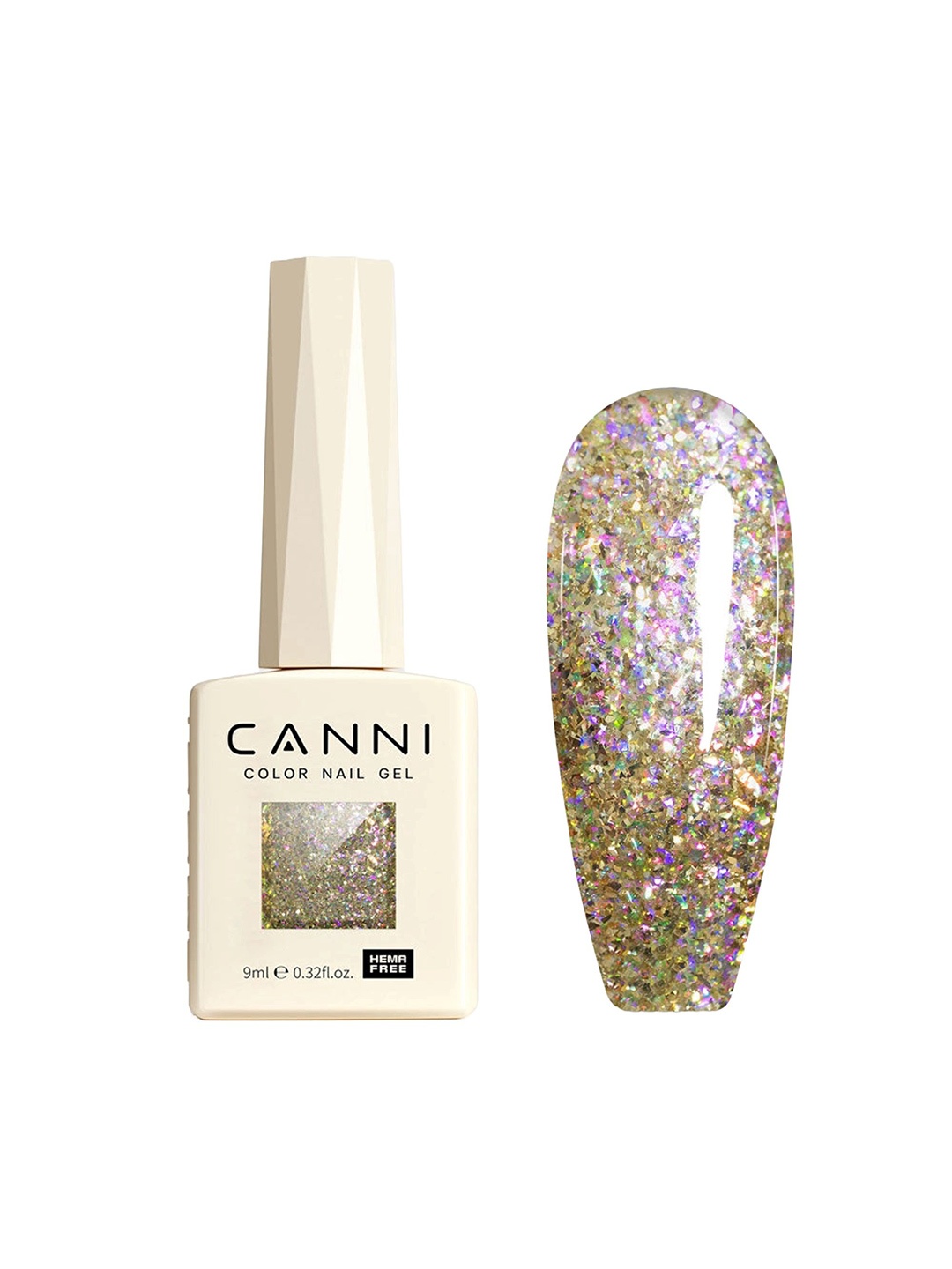 

CANNI Hema Free Gel Nail Polish - 9 ml - Shade - 8080, Brown