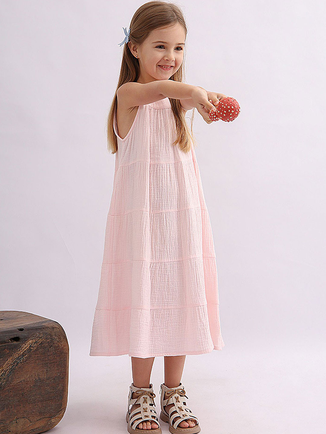 

LULU & SKY Empire Midi Dress, Pink