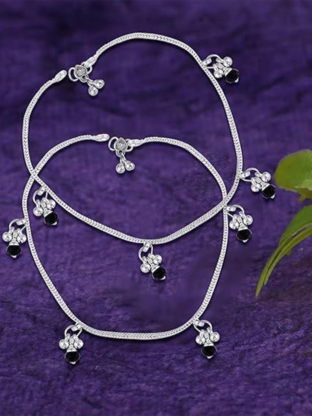 

Lila Silver-Plated Anklet