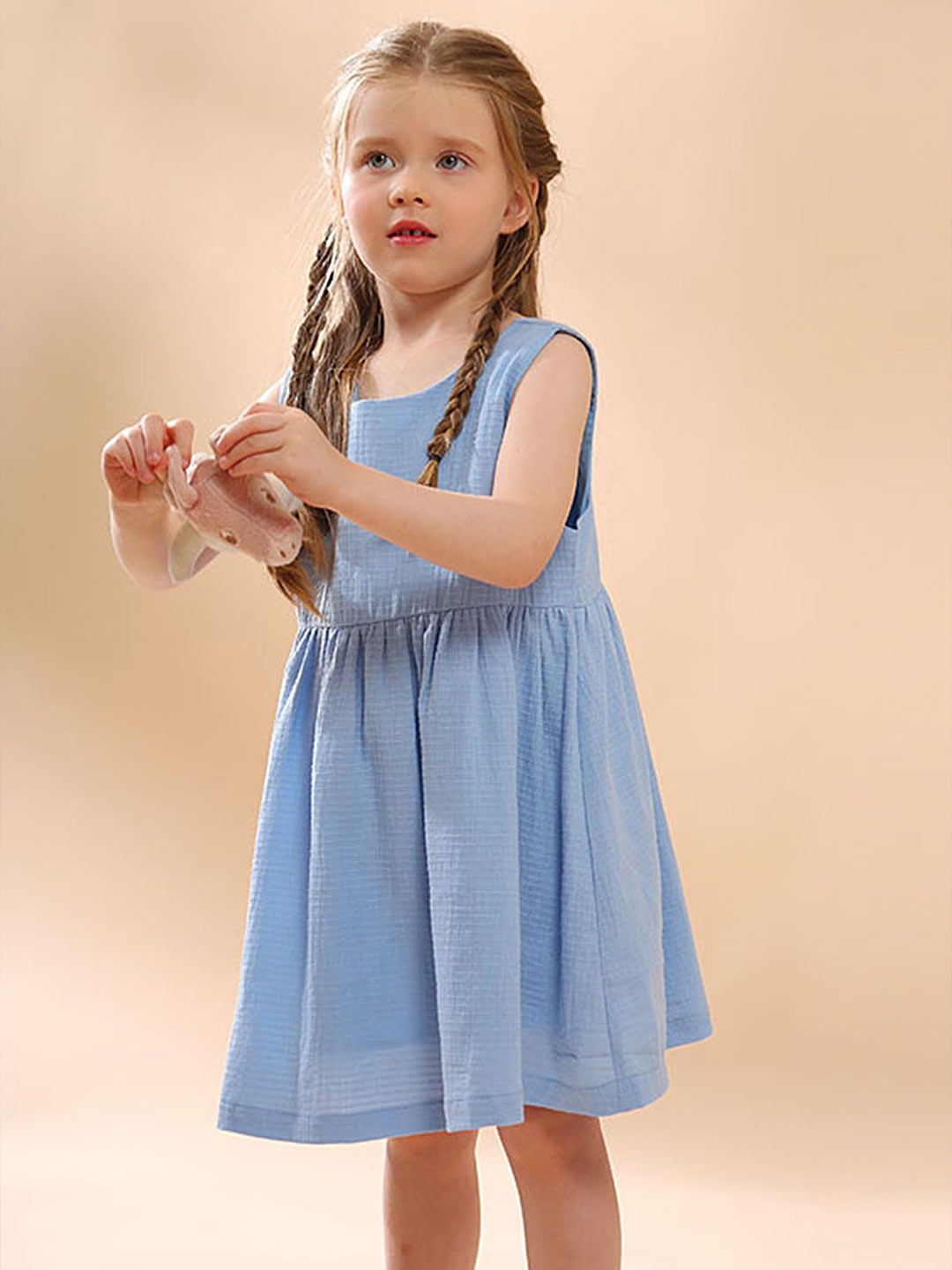 

LULU & SKY Fit & Flare Dress, Blue