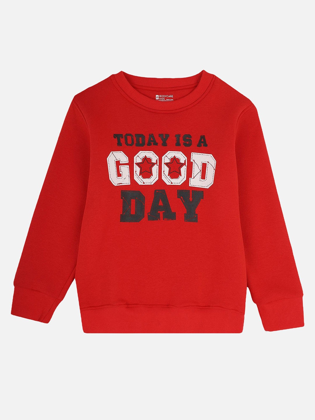 

Bodycare Boys Printed Sweatshirt, Red