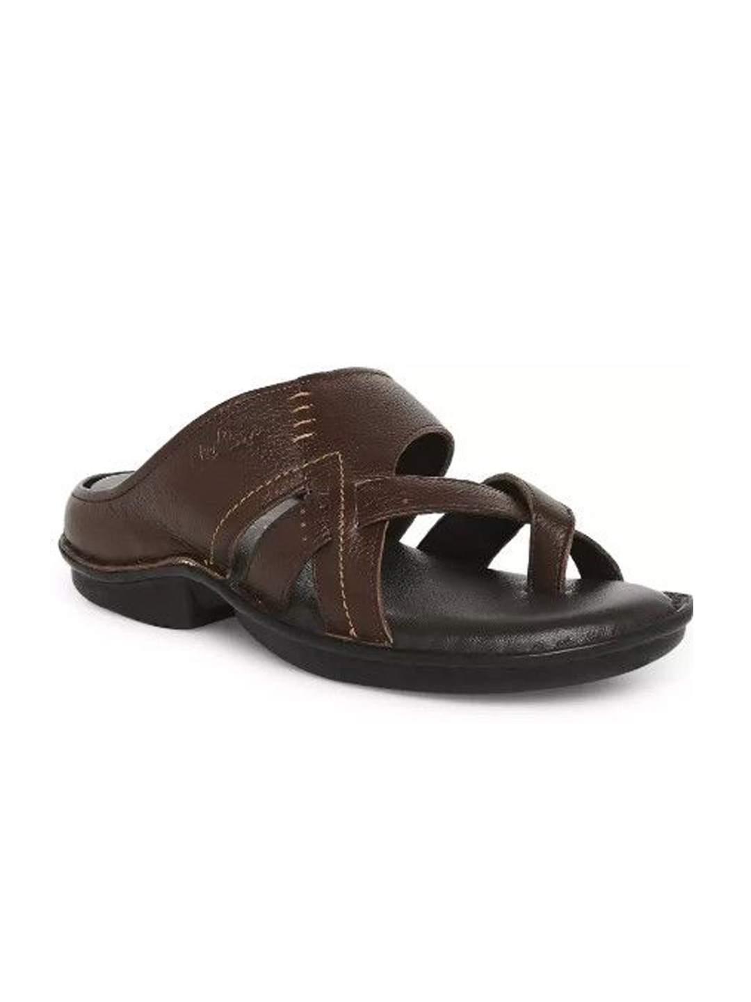 

Lee Cooper Men Leather Comfort Sandals, Tan
