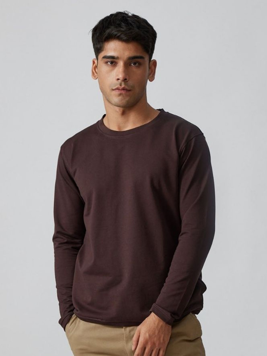 

Creatures of Habit Men Pima French Terry Sweatshirt, Brown