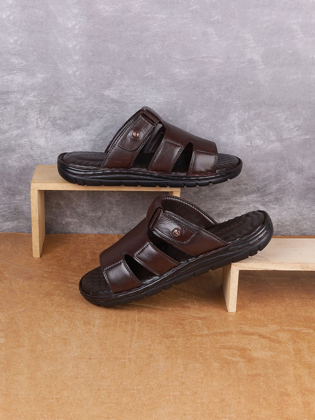 

WALKWAY by Metro Men Comfort Sandals, Brown