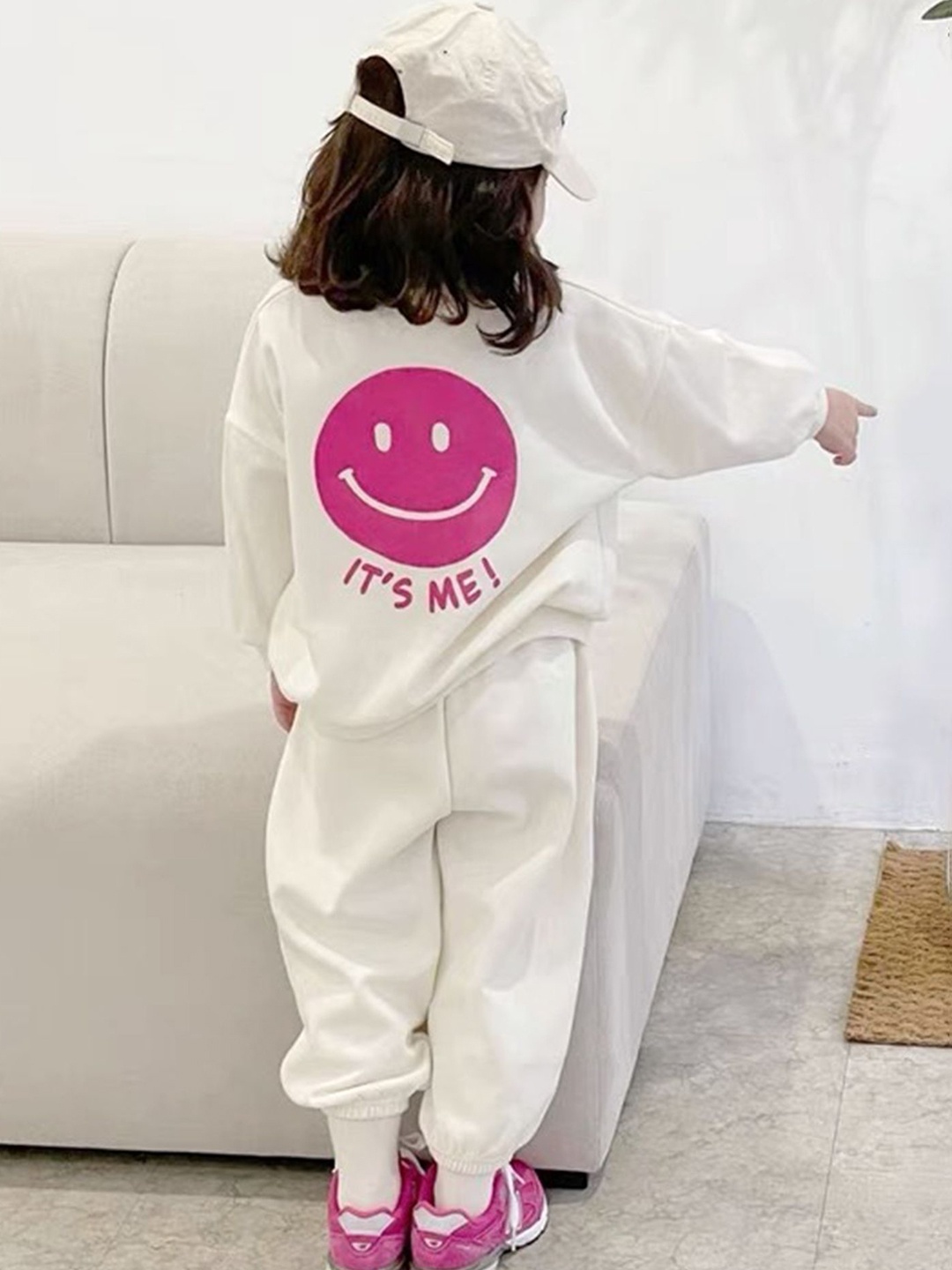 

LULU & SKY Girls Printed, White