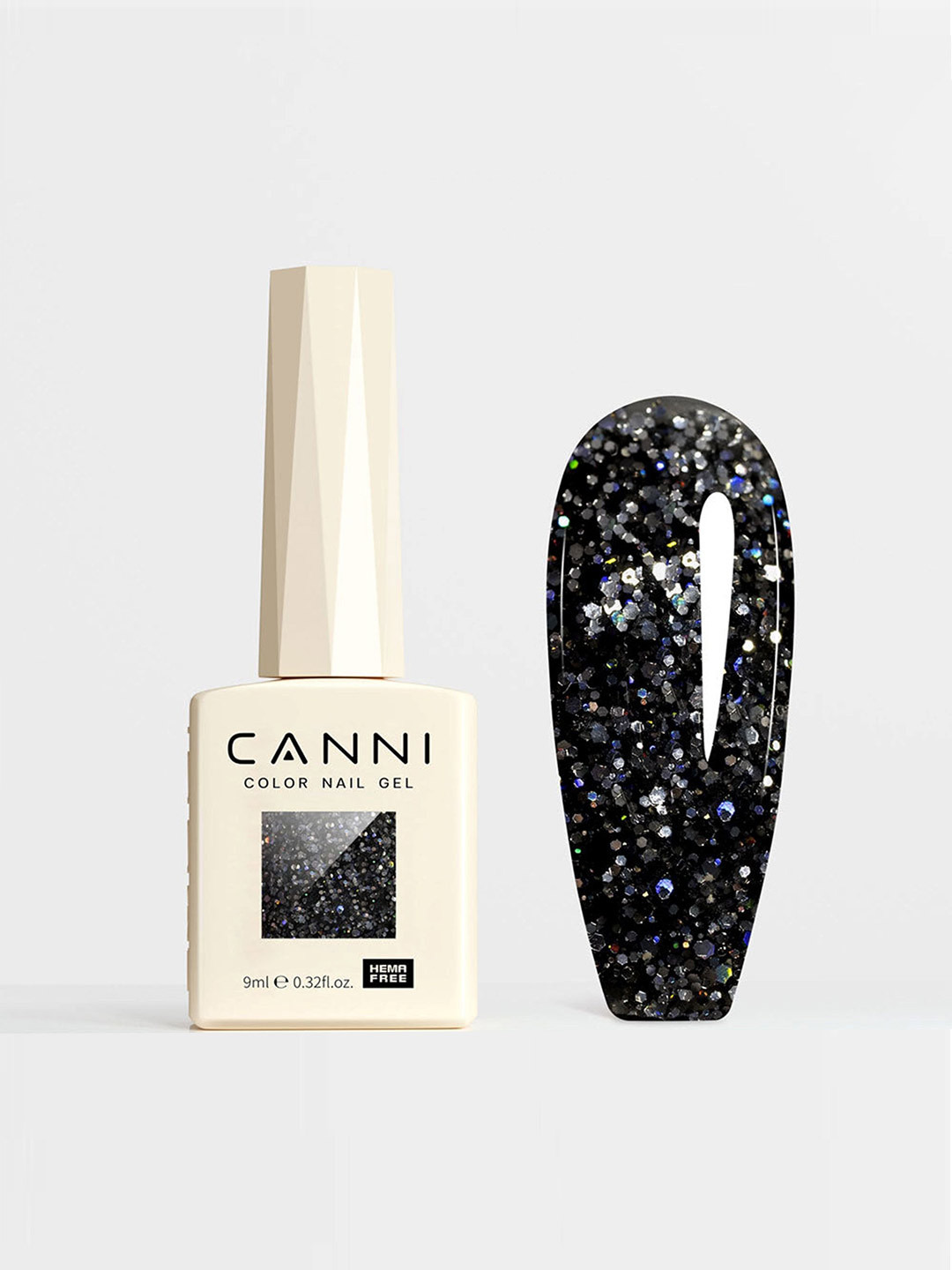 

CANNI Hema Free Gel Nail Polish - 9 ml - Shade 8064, Multi