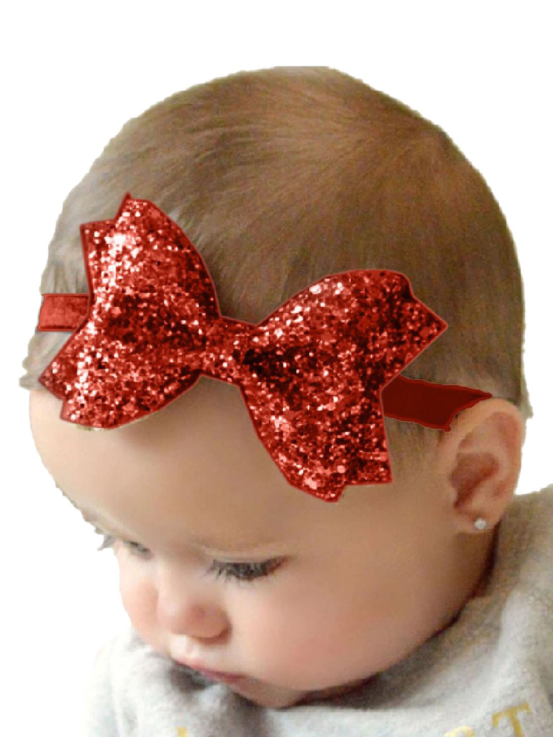

Babymoon Unisex Kids Bandana Headband, Red
