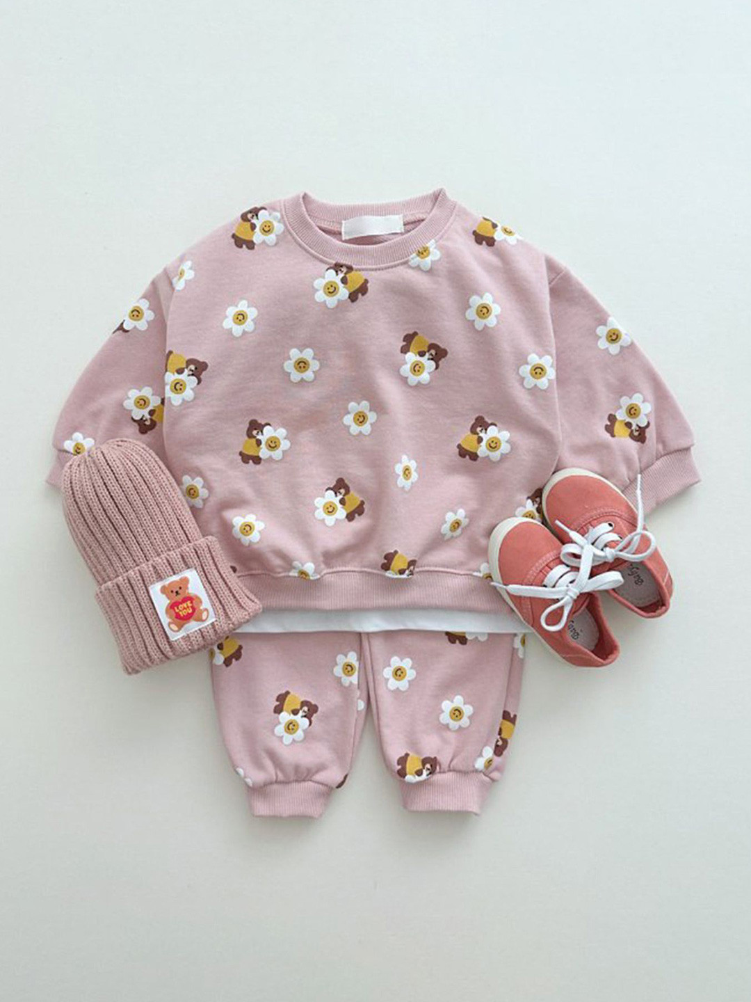 

LULU & SKY Girls Printed T-shirt, Pink